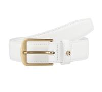 AIGNER Business Ceinture Cuir 110 cm blanc