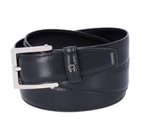 AIGNER Business Ceinture Cuir véritable 110 cm noir