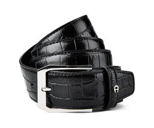 AIGNER Business Ceinture Cuir véritable 95 cm noir