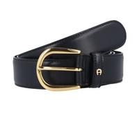AIGNER Ceinture business en cuir 100 cm bleu
