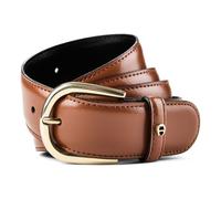 AIGNER Ceinture business en cuir 100 cm brun