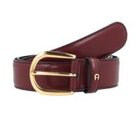AIGNER Ceinture business en cuir 90 cm rouge