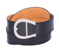 AIGNER Ceinture logo en cuir 95 cm noir