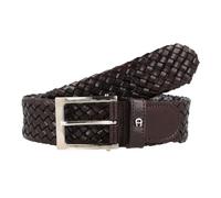 AIGNER Ceinture tressée business en cuir 100 cm brun