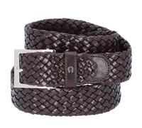 AIGNER Ceinture tressée business en cuir 95 cm brun