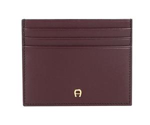 AIGNER Daily Basis Porte-cartes de crédit en cuir 10 cm rouge