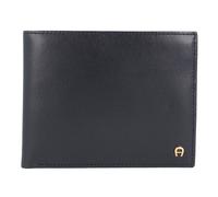AIGNER Daily Basis Porte-monnaie en cuir 12 cm noir