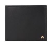 AIGNER Daily Basis Porte-monnaie en cuir 12 cm noir