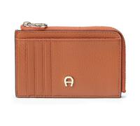 AIGNER Delia Étui pour cartes de crédit Cuir véritable 12 cm brun