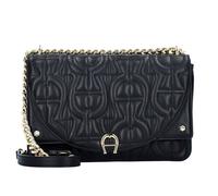 AIGNER Diadora Sac à bandoulière en cuir 26 cm noir