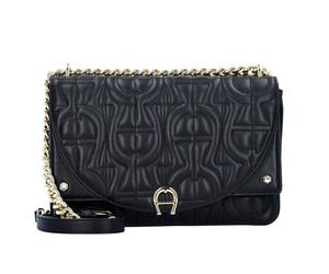 AIGNER Diadora Sac à bandoulière en cuir 26 cm noir