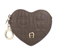 AIGNER Étiquette de sac Diadora en cuir 12 cm brun