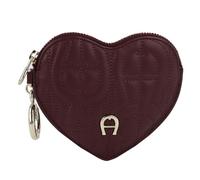 AIGNER Étiquette de sac Diadora en cuir 12 cm rouge