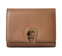 AIGNER Fashion Porte-monnaie Protection RFID Cuir véritable 12.5 cm brun