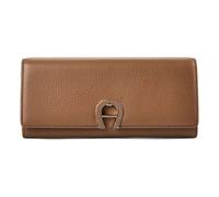 AIGNER Fashion Porte-monnaie Protection RFID Cuir véritable 20 cm brun
