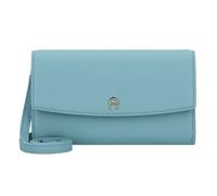 AIGNER Fashion Portefeuille d'embrayage Cuir véritable 12.5 cm bleu