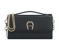 AIGNER Fashion Portefeuille d'embrayage Cuir véritable 19 cm noir