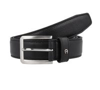AIGNER Luca Ceinture Cuir véritable 100 cm noir