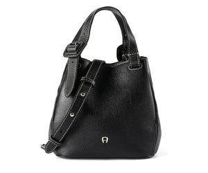 AIGNER Miranda Sac à main Cuir véritable 27 cm noir