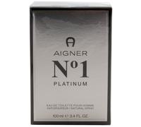 Aigner No1 PLATINUM Eau de Toilette EdT Spray 100 ml Pour Homme