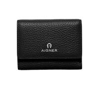 Aigner Porte-monnaie Ivy noir avec des détails argentés