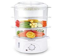 Aigostar Fitfoodie - Cuiseur vapeur électrique 9L et 0% BPA, 800W. Minuterie, 3 niveaux indépendants. Design exclusif. G
