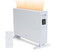 Aigostar 2000W Convecteur Électrique à Faible Consommation, Radiateur Electrique, 3 Niveaux de Puissance, Mode ECO, Thermostat Réglable, Télécommande, Silencieux
