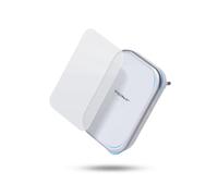 Aigostar Sonnette de Porte Sans Fil Numérique AC IP44 - Blanc & Argenté