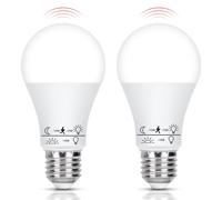Aigostar Ampoule Detecteur de Mouvement, Ampoule LED E27 A60 12W équivalent 81W, Blanc Froid 6500K, 1170 Lm, Pour Couloir, Garage, Escaliers, Balcon, Non Dimmable, Lot de 2