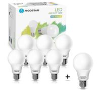 Aigostar Ampoule LED E27 12W équivalant Incandescente 81W, Lumière Blanche Froide 6500K, 1170 lumens, Ampoules Globe Angle de 280º, IRC ≥ 80, Non Dimmable, Pack de 7 unités avec boîte
