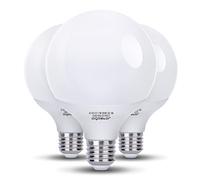 Aigostar - Ampoule LED G95 E27 15W (équivalant à Ampoule Halogène de 99W), Blanc Chaud 3000K, 1500 Lumens, CRI ＞80, LED Globe, Not Dimmable - Lot de 3