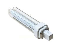 Aigostar - Ampoule LED PLC 2U, 12W, Lumière blanche froide 6400K, 1200 Lm, Lot de 5 [Classe d'efficacité énergétique A+]