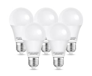 Aigostar - Ampoules LED A60 E27, 15 W, culot obèse, 1200 Lumen, lumière blanche 6400 K [classe d'efficacité énergétique a +] 5 Unidades Lumière blanc froid