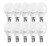 Aigostar - Ampoules LED E14 G45, 7W Consommés équivalent 49W, Lumière Blanche Froide 6500K, 620 Lumens, Angle de 180º, IRC > 80, Pack de 10 unités avec boite