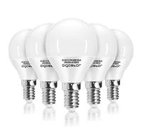 Aigostar - Ampoules LED E14 G45 9W (équivalant à Ampoule Halogène de 62W), Lumière Blanche Froide 6500K, 840 Lumens, CRI > 80 - Lot de 5