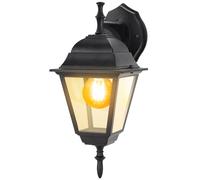 Aigostar Applique Murale Exterieur IP44 Imperméable Applique Exterieur E27 Lampe Mural avec écran transparent. Parfaite pour balcons, porches ou terrasses, ampoules non incluses. Vintage B