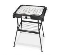 Aigostar Barbecue électrique sur pied, 2000-W, avec plaque de cuisson