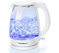 Aigostar Eve - Bouilloire électrique 0% BPA. En cristal et avec illumination LED. 1,7 litres, 2200 W. Design exclusif. G