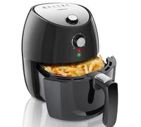 Aigostar Friteuse à air mécanique 1500 W, 3,5 L, double panier, noir VDE