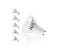 Aigostar - GU10 Ampoule LED 6W, Lumière couleur chaude 3000K, 420 Lm - Lot de 5 [Classe d'efficacité énergétique A+] [Classe énergétique A+] G