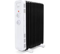 Aigostar Hubery - Radiateur à bain d’huile 13 éléments, 2500W. 3 puissances et thermostat. Économie d’énergie.