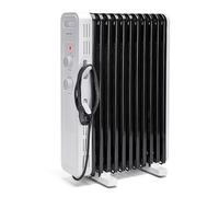 Aigostar Hubery-Radiateur à bain d'huile 2500W, 13 éléments. 3 niveaux de puissance et thermostat réglable. Protection contre la surchauffe et les basculements. Économie d’énergie.