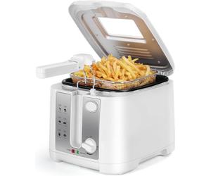 Aigostar Indra 30HEX Friteuse Électrique 2,5 L Blanc
