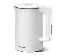 Aigostar Intelligente Bouilloire Électrique, Contrôle Wi-Fi, Alexa et Google Home, 2200W, 1.7L - Benjamin Smart White