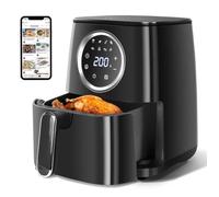 Aigostar Odin - Friteuse à air chaud 0% BPA. 1400W, capacité de 4.2L. 8 menus préprogrammés et mode manuel. Écran LED tactile.