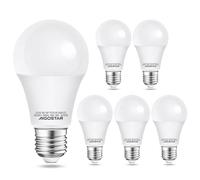Aigostar - Pack de 5 ampoules LED A60 de 10W, culot E27, lumière chaude 3000K, 950 lumens. Angle de 280º, IRC > 80, non dimmable