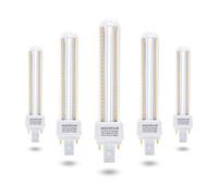 Aigostar Pack de 5 Ampoules LED PLC G24d-3 15W, Blanc Chaud 3000K, 1500lumens, Non réglable, Ampoule LED 2U