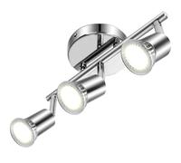 Aigostar Plafonnier LED 3 Spot Orientable, Plafonnier Spot,Plafonnier Interieur Spots Orientables,Luminaire Interieur Spot, Pour Chambre Salon Cuisine(Sans Ampoules)