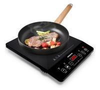 Aigostar - Plaque à induction, Plaque à induction portable de 2000 W, Contrôle tactile, 10 niveaux de puissance, 10 réglages de température, Affichage numérique LED, Minuterie de 3 heures