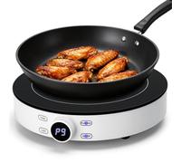 Aigostar Plaque à induction portable de 2000W Cookmate, Ecran LED, Tactile
